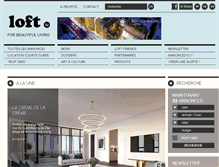 Tablet Screenshot of loft.lu